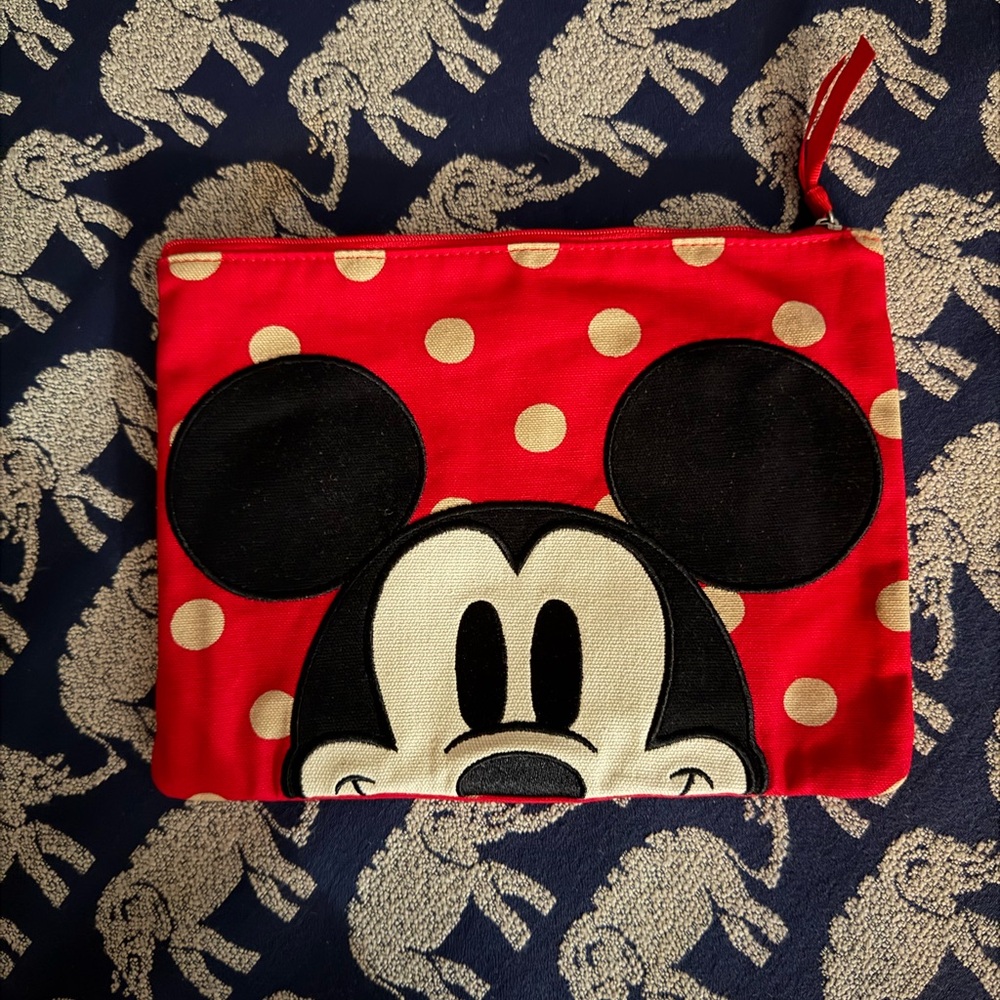 Cath Kidston x Disney Mickey Mouse Pouch